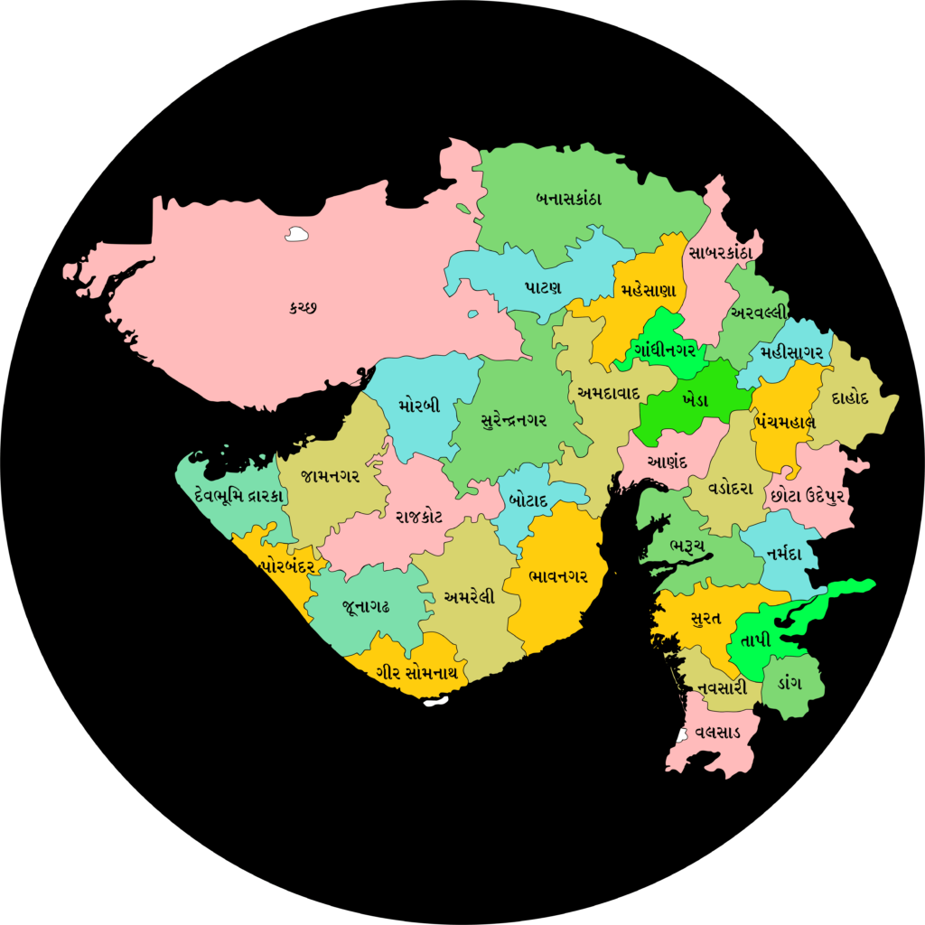 Gujarati Map